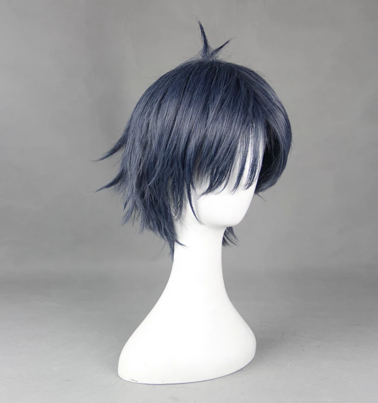 Blue 30cm Charlotte Jojiro Takajo Cosplay Wig 4 Blue 30cm Charlotte Jojiro Takajo Cosplay Wig - Image 2