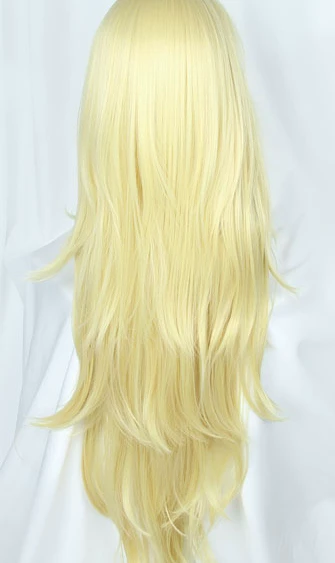 Gold 100cm Angels Of Death Satsuriku No Tenshi Rachel Gardner Ray Cosplay Wig 5 Gold 100cm Angels Of Death Satsuriku No Tenshi Rachel Gardner Ray Cosplay Wig - Image 3