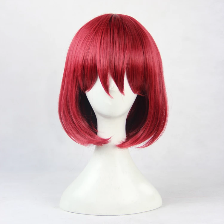 Red 40cm Snow White With The Red Hair Akagami No Shirayukihime Shirayuki Cosplay Wig 3 Red 40cm Snow White With The Red Hair Akagami No Shirayukihime Shirayuki Cosplay Wig