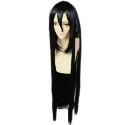 Black 100cm Fire Force Joker Cosplay Wig
