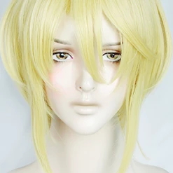 Gold 30cm Moriarty The Patriot William James Moriarty Cosplay Wig