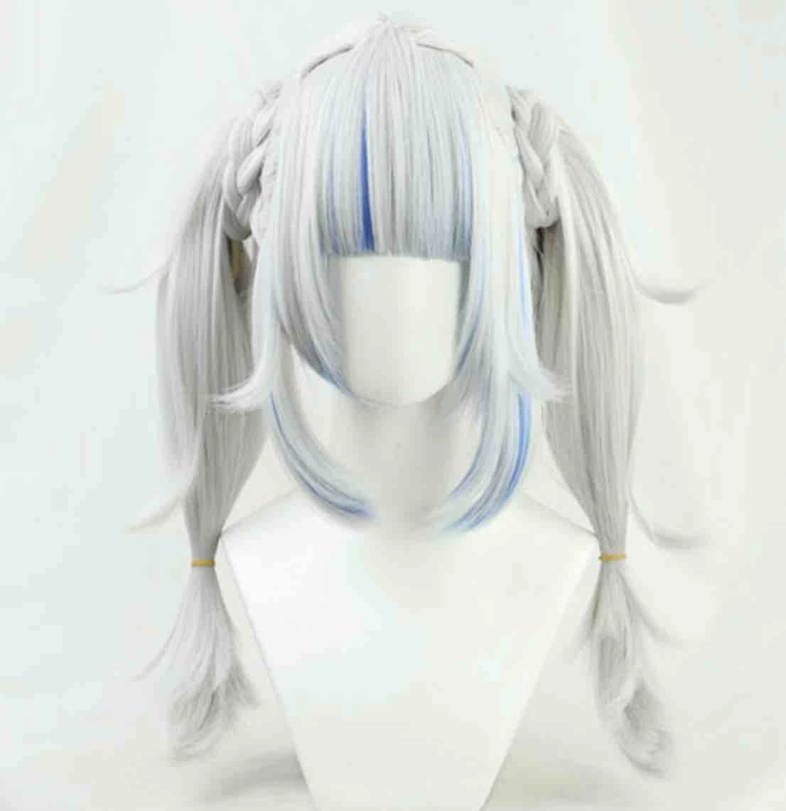 50cm Virtual YouTuber Gawr Gura Cosplay Wig 4 50cm Virtual YouTuber Gawr Gura Cosplay Wig - Image 2