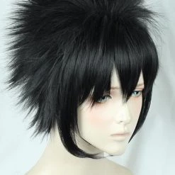 Black 30cm My Hero Academia Dabi Cosplay Wig