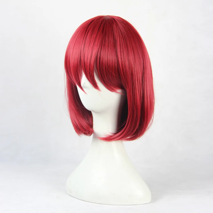 Red 40cm Snow White With The Red Hair Akagami No Shirayukihime Shirayuki Cosplay Wig 4 Red 40cm Snow White With The Red Hair Akagami No Shirayukihime Shirayuki Cosplay Wig - Image 2
