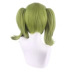 Green 35cm Danganronpa Monaca Towa Cosplay Wig 9 Green 35cm Danganronpa Monaca Towa Cosplay Wig -Cosplay Shopper Store COS 022 03 184