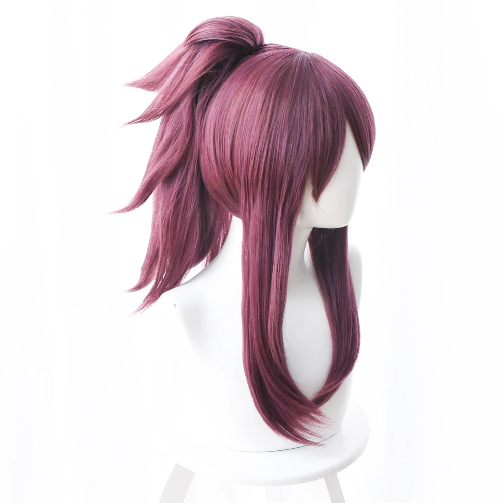Purple 45cm League Of Legends LOL K/DA Akali Cosplay Wig 5 Purple 45cm League Of Legends LOL K/DA Akali Cosplay Wig - Image 3