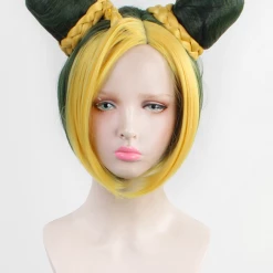Gold And Purple 35cm JoJo's Bizarre Adventure Jolyne Cujoh Cosplay Wig -Cosplay Shopper Store COS 023 01 188 1