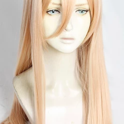 Orange 70cm Chainsaw Man Power Cosplay Wig