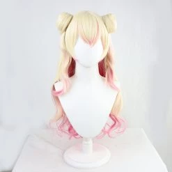 70cm Virtual YouTuber Momosuzu Nene Cosplay Wig