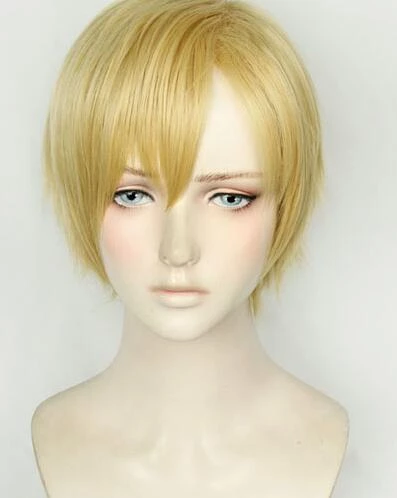 Gold 30cm My Hero Academia Katsuki Neito Monoma Phantom Thief Cosplay Wig 3 Gold 30cm My Hero Academia Katsuki Neito Monoma Phantom Thief Cosplay Wig