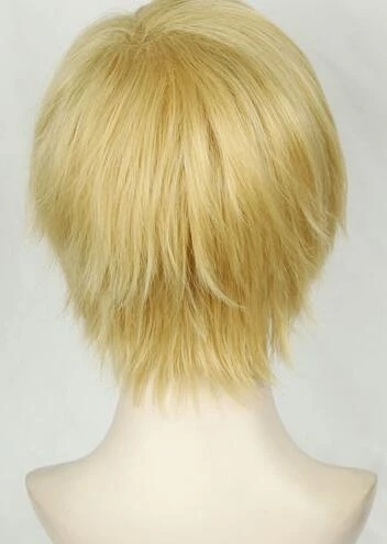 Gold 30cm My Hero Academia Katsuki Neito Monoma Phantom Thief Cosplay Wig 4 Gold 30cm My Hero Academia Katsuki Neito Monoma Phantom Thief Cosplay Wig - Image 2