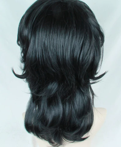 40cm Black Ensemble Stars Rei Sakuma Cosplay Wig 4 40cm Black Ensemble Stars Rei Sakuma Cosplay Wig - Image 2