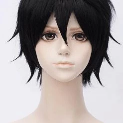Black 30cm Division Rap Battle Yamada Saburo Buster Bros!!! MC.L.B Cosplay Wig