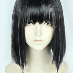 Black And Silver 35cm Sekiro: Shadows Die Twice The Divine Heir Kuro Cosplay Wig
