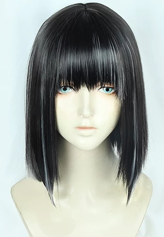 Black And Silver 35cm Sekiro: Shadows Die Twice The Divine Heir Kuro Cosplay Wig 4 Black And Silver 35cm Sekiro: Shadows Die Twice The Divine Heir Kuro Cosplay Wig - Image 2