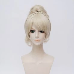 Light Gold 30cm Final Fantasy XV Lunafreya Nox Fleuret Cosplay Wig
