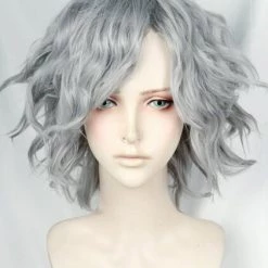 Silver 35cm Fate/Grand Order Avenger Monte Cristo: Edmond Dantes Cosplay Wig