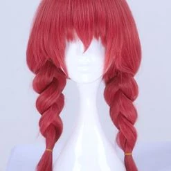 45cm Red Blend S Miu Amano Cosplay Wig