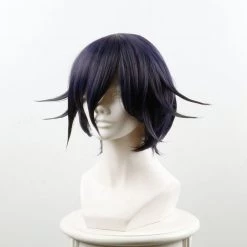 Black Purple 35cm Danganronpa V3: Killing Harmony Kokichi Oma Cosplay Wig 7 Black Purple 35cm Danganronpa V3: Killing Harmony Kokichi Oma Cosplay Wig -Cosplay Shopper Store COS 024 03 37