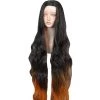 120cm Demon Slayer: Kimetsu No Yaiba Nezuko Kamado Cosplay Wig 2 120cm Demon Slayer: Kimetsu No Yaiba Nezuko Kamado Cosplay Wig -Cosplay Shopper Store COS 025 01 131