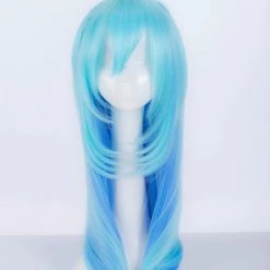 Blue 80cm KonoSuba Aqua Cosplay Wig
