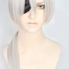Gray 70cm Chainsaw Man Quanxi Cosplay Wig