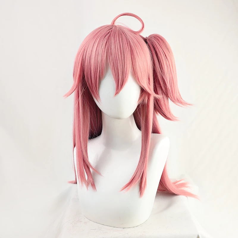 Pink 60cm Virtual YouTuber Sakura Miko Cosplay Wig 4 Pink 60cm Virtual YouTuber Sakura Miko Cosplay Wig - Image 2