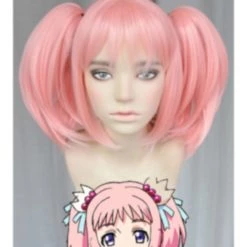 35cm Pink Re:Creators Mamika Kirameki Cosplay Wig