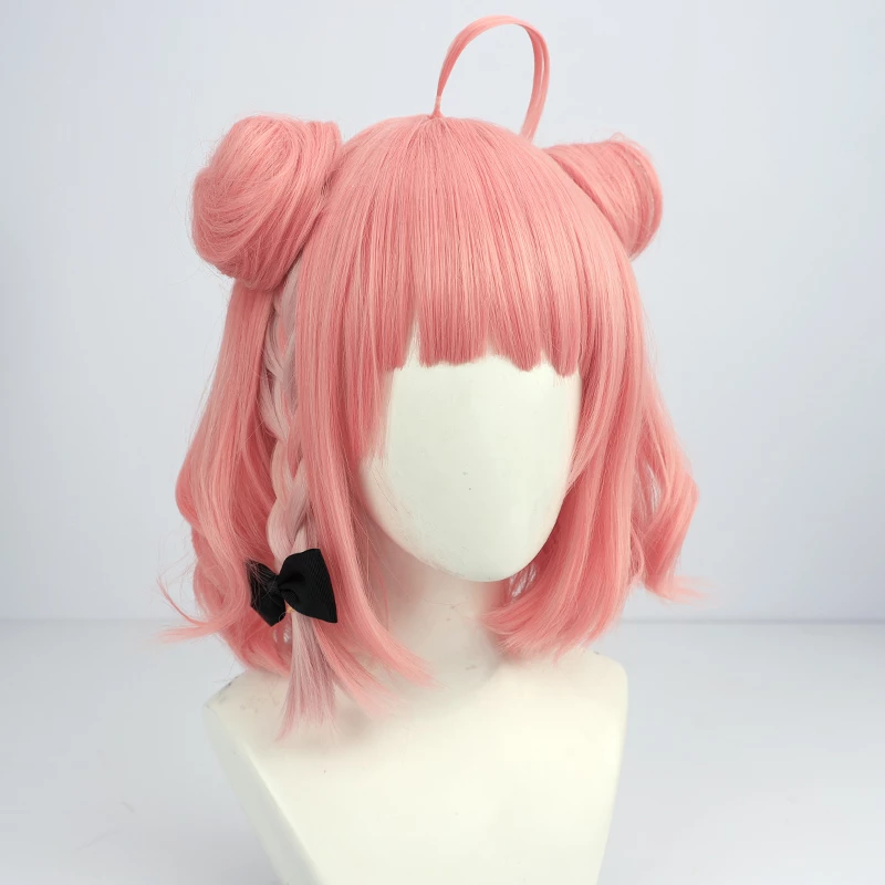 Pink 35cm Virtual YouTuber Sasaki Saku Cosplay Wig 5 Pink 35cm Virtual YouTuber Sasaki Saku Cosplay Wig - Image 3