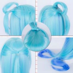 Blue 80cm KonoSuba Aqua Cosplay Wig -Cosplay Shopper Store COS 025 03 98