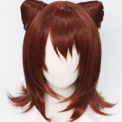 Brown Red 35cm BanG Dream! Toyama Kasumi Cosplay Wig