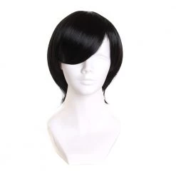 Black 35cm Haven't You Heard? I'm Sakamoto Cosplay Wig