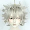 Grey 35cm Fate/Grand Order Garden Of Avalon Galahad Cosplay Wig 1 Grey 35cm Fate/Grand Order Garden Of Avalon Galahad Cosplay Wig -Cosplay Shopper Store COS 026 01 97