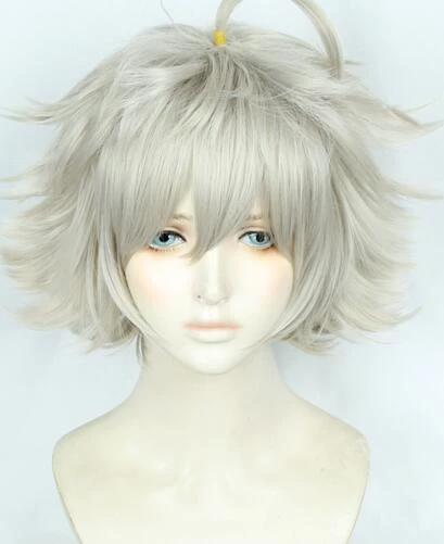 Grey 35cm Fate/Grand Order Garden Of Avalon Galahad Cosplay Wig 4 Grey 35cm Fate/Grand Order Garden Of Avalon Galahad Cosplay Wig - Image 2