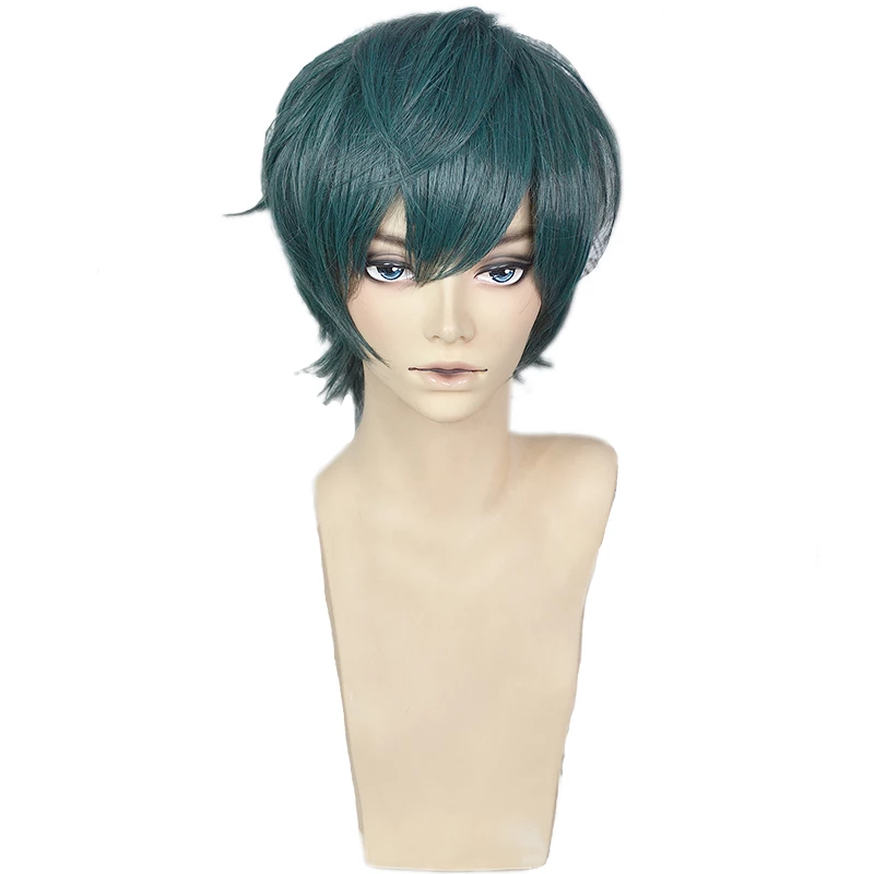 Green 30cm Free! - Dive To The Future Ikuya Kirishima Cosplay Wig 3 Green 30cm Free! - Dive To The Future Ikuya Kirishima Cosplay Wig