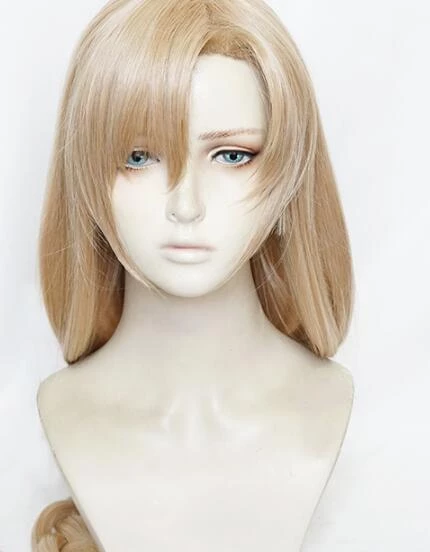 Blonde 85cm Cells At Work! Macrophage Monocyte Cosplay Wig 3 Blonde 85cm Cells At Work! Macrophage Monocyte Cosplay Wig