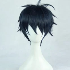 Blue 35cm Monster Musume Kimihito Kurusu Cosplay Wig