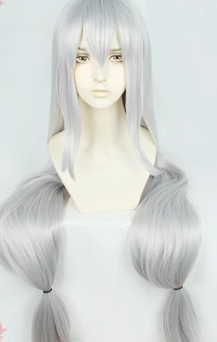 Silver 120cm Arknights Skadi The Corrupting Heart Cosplay Wig 4 Silver 120cm Arknights Skadi The Corrupting Heart Cosplay Wig - Image 2
