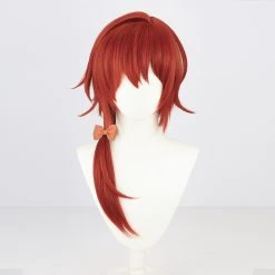 Red 60cm Virtual YouTuber Hanasaki Miyabi Cosplay Wig -Cosplay Shopper Store COS 027 01 271 2