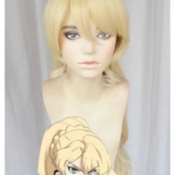 80cm Gold Re:Creators Alicetaria February Cosplay Wig