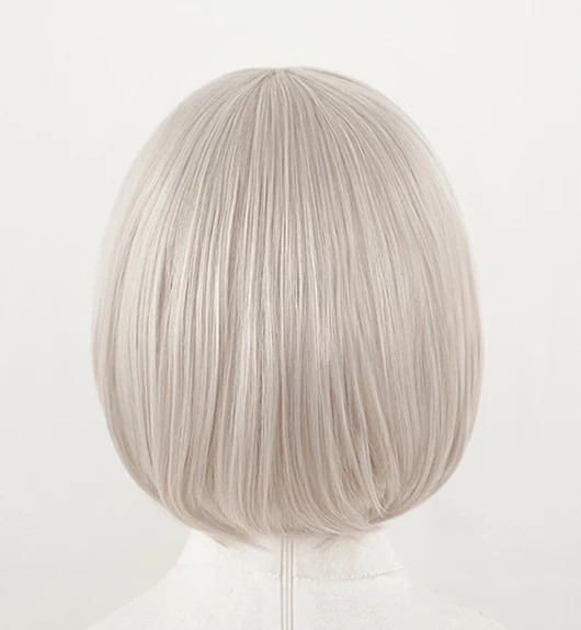 Grey 30cm BanG Dream! Afterglow Aoba Moca Cosplay Wig 5 Grey 30cm BanG Dream! Afterglow Aoba Moca Cosplay Wig - Image 3