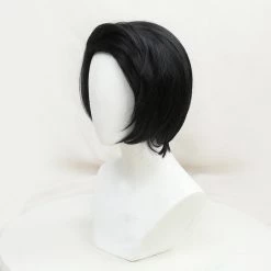 Black 30cm Demon Slayer: Kimetsu No Yaiba Young Muzan Kibutsuji Cosplay Wig -Cosplay Shopper Store COS 027 02 147