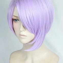 30cm Silver And Purple Sengoku Night Blood Akechi Mitsuhide Cosplay Wig -Cosplay Shopper Store COS 027 02 63