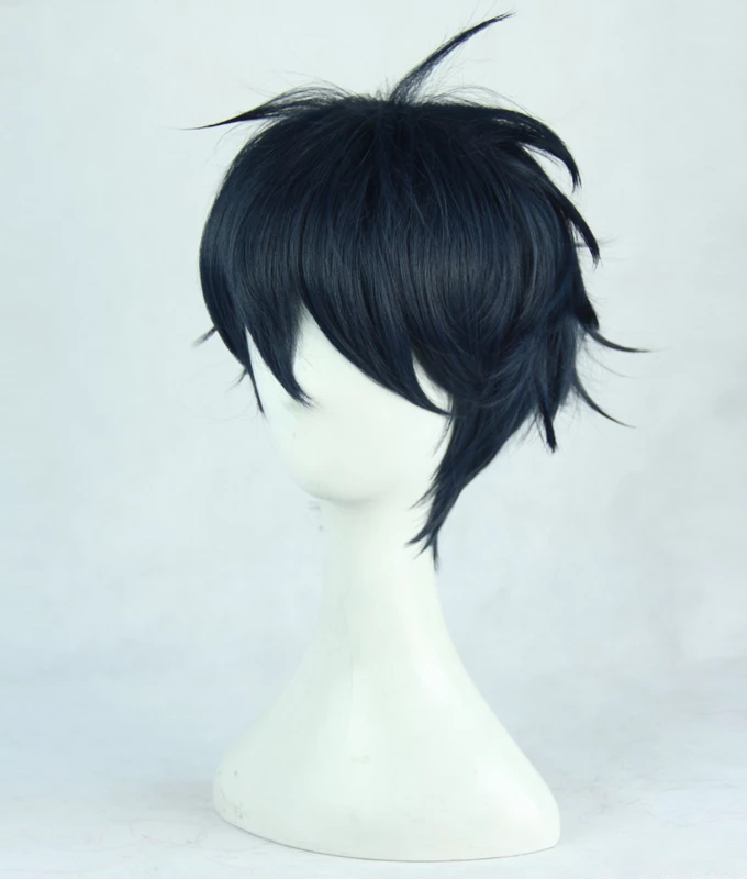 Blue 35cm Monster Musume Kimihito Kurusu Cosplay Wig 4 Blue 35cm Monster Musume Kimihito Kurusu Cosplay Wig - Image 2