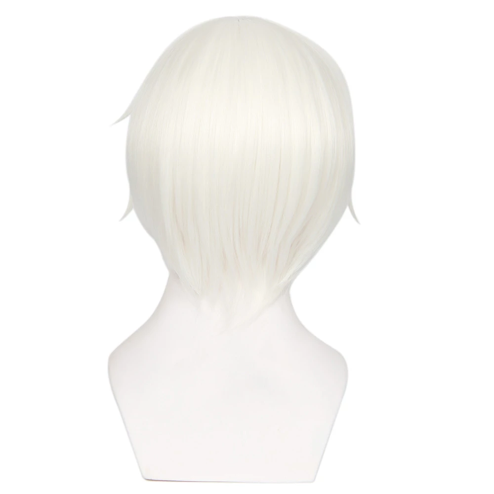 White 32cm Vocaloid Yan He Cosplay Wig 5 White 32cm Vocaloid Yan He Cosplay Wig - Image 3
