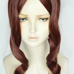 Brown 70cm Fate/Grand Order Leonardo Da Vinci Cosplay Wig