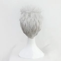 Silver 30cm Demon Slayer: Kimetsu No Yaiba Sakonji Urokodaki Cosplay Wig -Cosplay Shopper Store COS 028 03 106