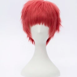 Red 30cm Seraph Of The End Owari No Serafu Shiho Kimizuki Cosplay Wig01