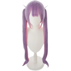 80cm Virtual YouTuber Tokoyami Towa Cosplay Wig