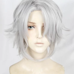 Silver 35cm IDOLiSH7 TRIGGER Gaku Yaotome Cosplay Wig